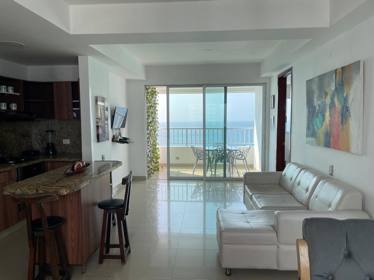 Apartamento Frente Al Mar Edificio Palmetto Bocagrande Cartagena